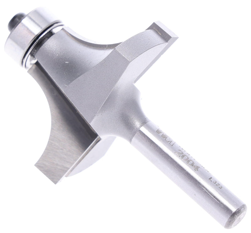 Whiteside 2004 Roundover Router Bit: 1/2 Inch Radius, 1-1/2 Inch Large Diameter, 1/4 Inch Shank, 3/4 Inch Cutting Length