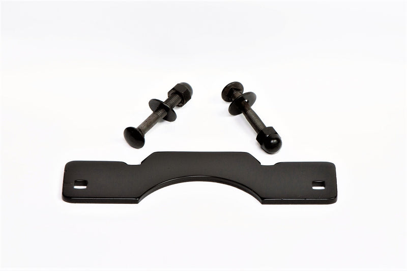 Steel Latch Guard Plate for Outswinging Doors | Electric Strike Door Guard | Low Profile Latch Shield | Anti Pry Door Security | Oil Rubbed Bronze Duranodic