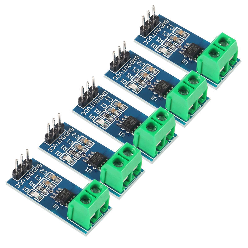5pcs ACS712 30A Range Current Sensor Module Detector ACS712ELC 5A 20A 30A Amps Amperage (5A)