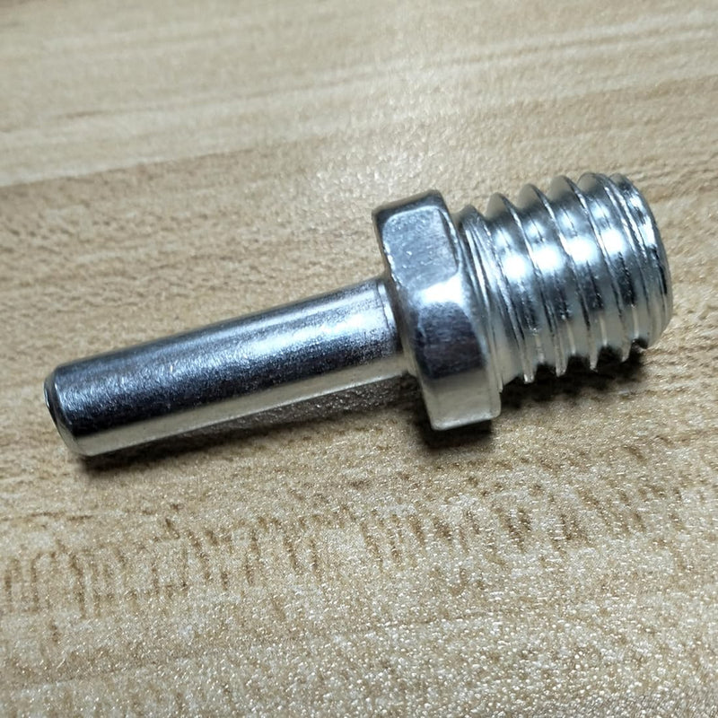 2 Pcs 5/8"-11 Male Thread to 8mm Mandrel Drill Adapter, 5/8”-11 UNC Thread to 8mm Shank for Use with Drills, Drill Press and Die Grinders