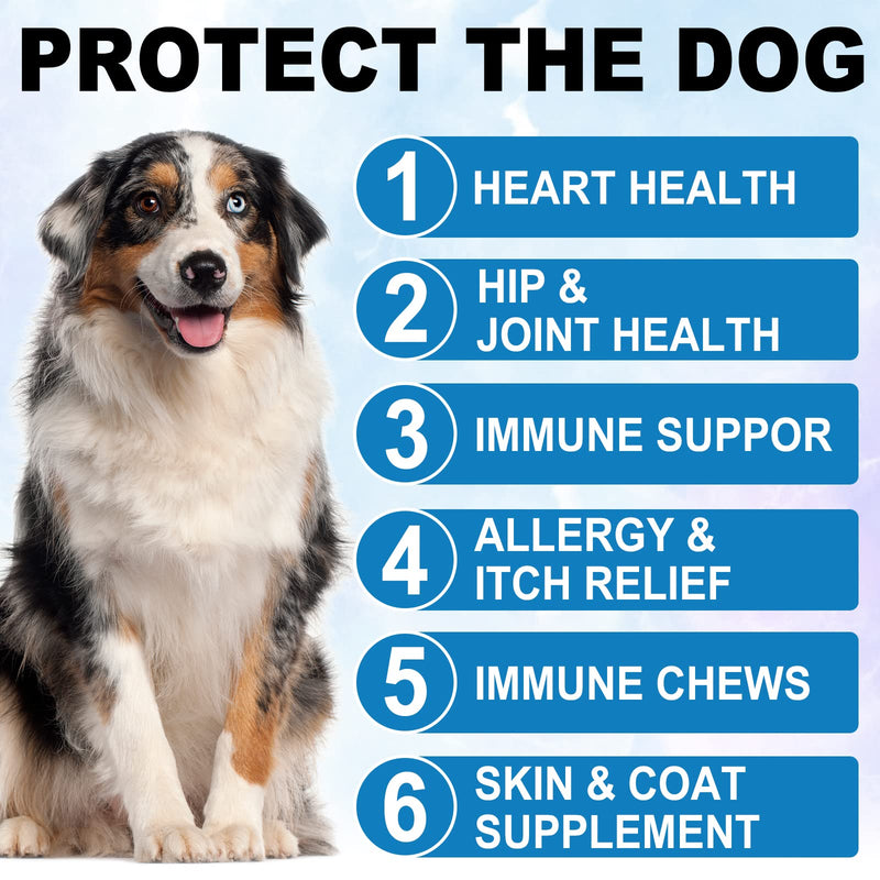 Dog Allergy Relief Chews, Dog Allergy Chews (150 Count), Itch Relief for Dogs, Omega 3 Fish Oil + Pumpkin Enzymes + DHA for Dogs, Anti Hot Spots + Seasonal Allergies, Skin & Coat Immune Health O-Dog Allergy 150 chews