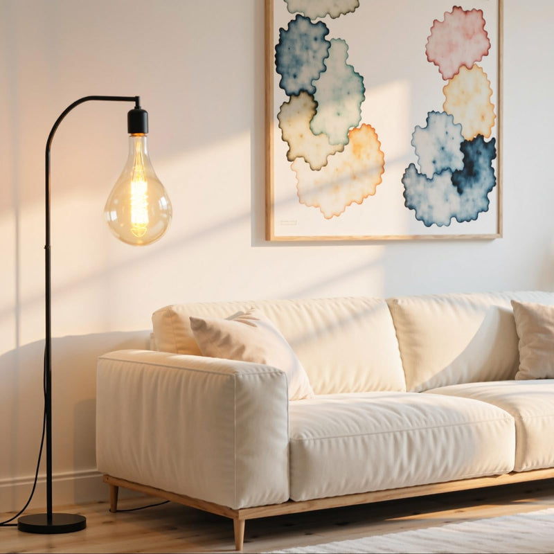 Jslinter Oversized Incandescent Light Bulb 60 Watt, PS52/PS160 Edison Bulb | 2700K warm amber, Dimmable for ambiance, E26 medium base fits standard sockets, 100LM suitable for living room café decor