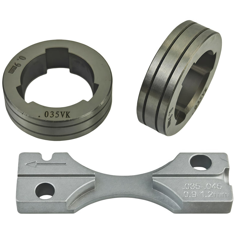 KP1696-035C Drive Roll Kit .035" Flux Cored VK-Groove High-Carbon Steel Replacement for Lincoln Power MIG 216, 255XT, 350MP, LN-15, LN-25 PRO, Power Feed 25M, LF-72 035C