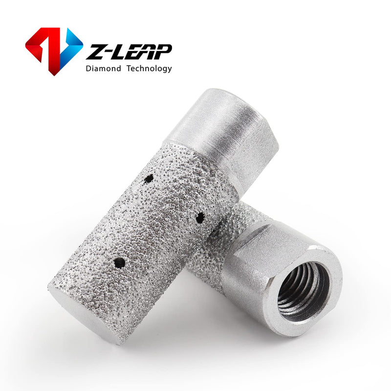 1Inch Vacuum Brazed Diamond Finger Milling Bits Grinding Drum Wheel for Tile Porcelain Ceramic with 5/8-11 Thread 1-Inch
