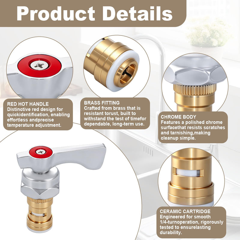 21-309L Valve & Handle Repair Kit Compatible with Krowne Royal Faucets