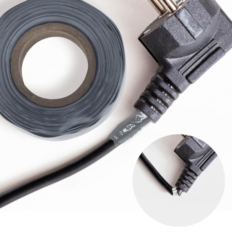 Bond It E-Shield Self-Fusing Silicone Tape, Adhesive-Free, Arc & Track Resistant Electrical Insulation Wrap, Waterproof, Heat Resistant Up to 500F, Non-Sticky, 1" x 10' x 12mil, Clear - NewNest Australia