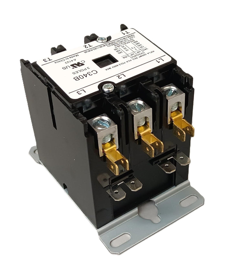 Packard 3 Pole 40 Amp 120 Vac Contactor C340B