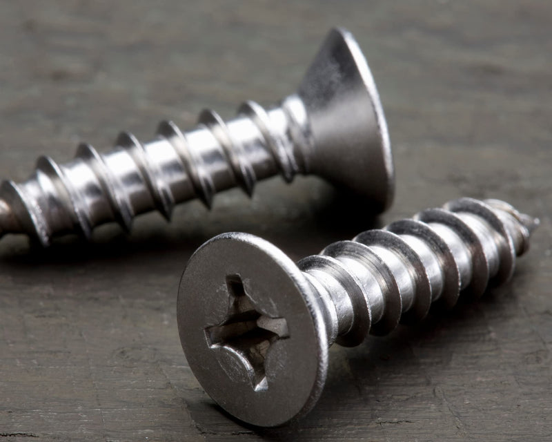100 Qty #6 x 1/2" Flat Head 304 Stainless Phillips Head Wood Screws (BCP16) #6 x 1/2" 100