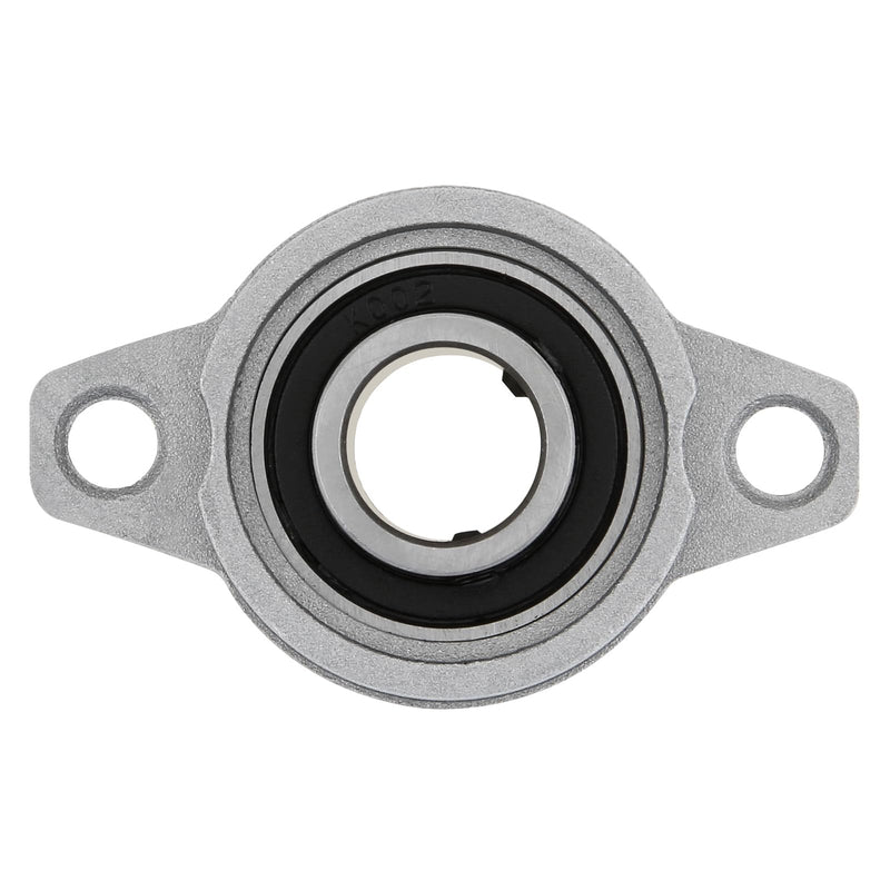 4Pcs KFL08 8mm Inner Bore Mounted Flange Mounted Pillow Block Bearings for Diameter 8mm Linear Shaft Rod T8 Lead Screw KFL08(8mm) 4