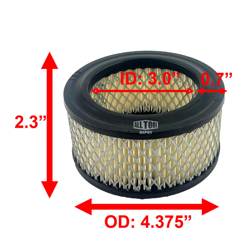 Air Compressor Air Intake Filter Elements #14 A424 Compatible for Ingersoll Rand 32170979, SS5, 2340, 2475 (2 Pack) 2