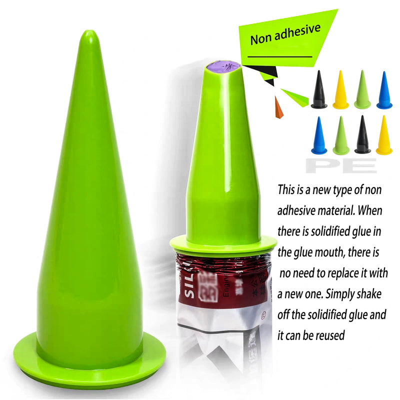 Plastic Caulk Nozzle Set, 8 PCS, 4 Colors