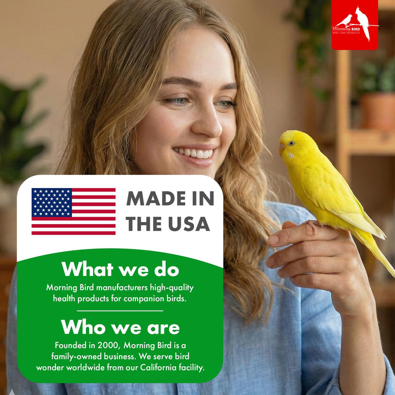 Morning Bird Aloe Vera Spray 4 Fl Oz – Natural Topical Spray for All Birds – Soothes Dry Skin & Supports Healthy Skin – Easy-to-Use Spray Bottle for Gentle Hydration & Skin Relief 4 Fluid Ounces