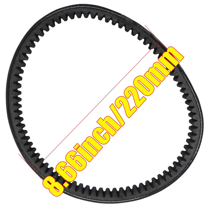 3 PCS Drive Belt Compatible with Manco 285 286 485 486 606 Go Kart Baja Blaster BB65 Dune DN65 Sand Dog SD65 Trax TX65 196cc 6.5HP American Sportworks 136cc 208cc Marauder Black Widow Fox LXT