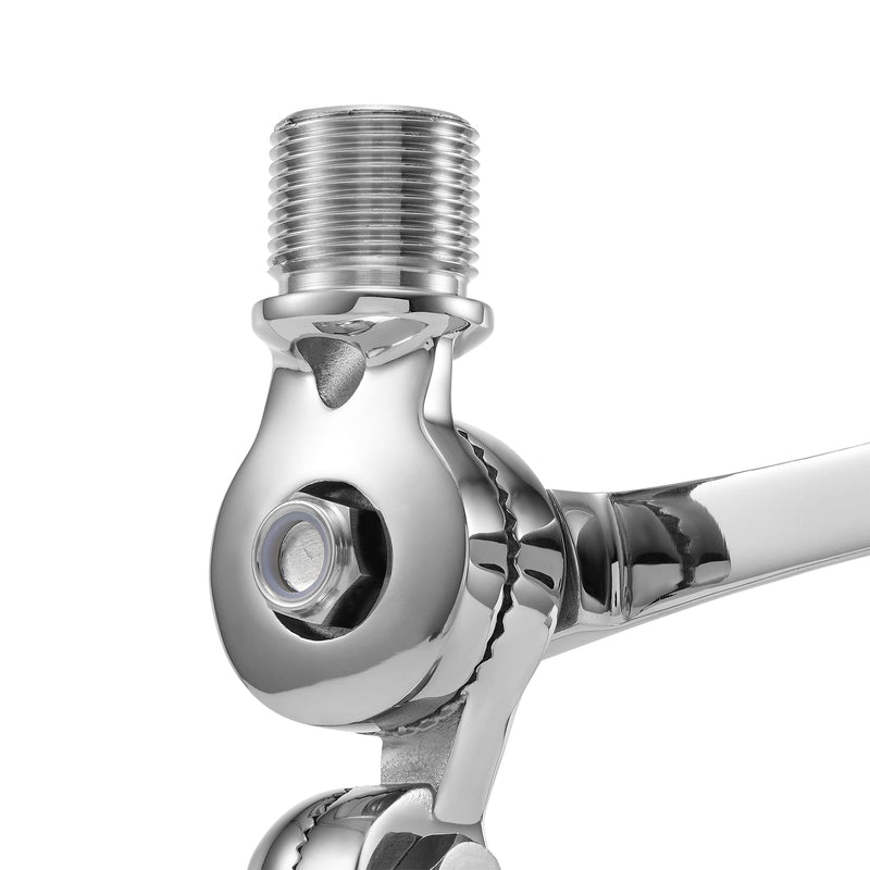 Marine VHF Antenna Mounts, 316 Stainless Steel Ratchet VHF Antenna Mounts, Adjustable Boat Antenna Mount Mirror-Polished, Include Screws