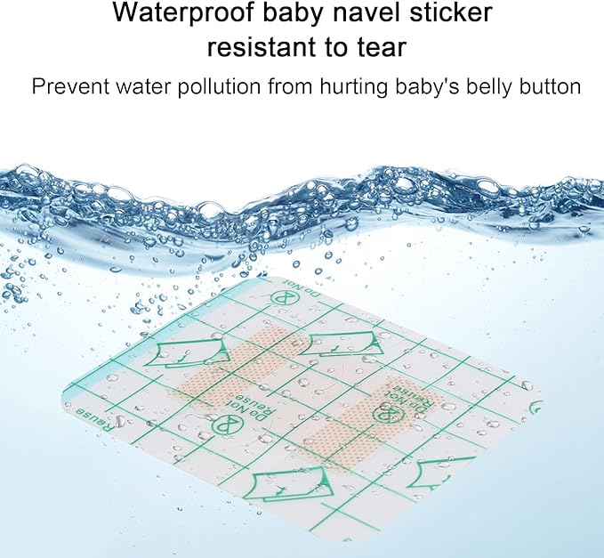 Waterproof Navel Patch, Safe and Clean Disposable Design Easy to Use Baby Navel Sticker for Home and Swimming - NewNest Australia