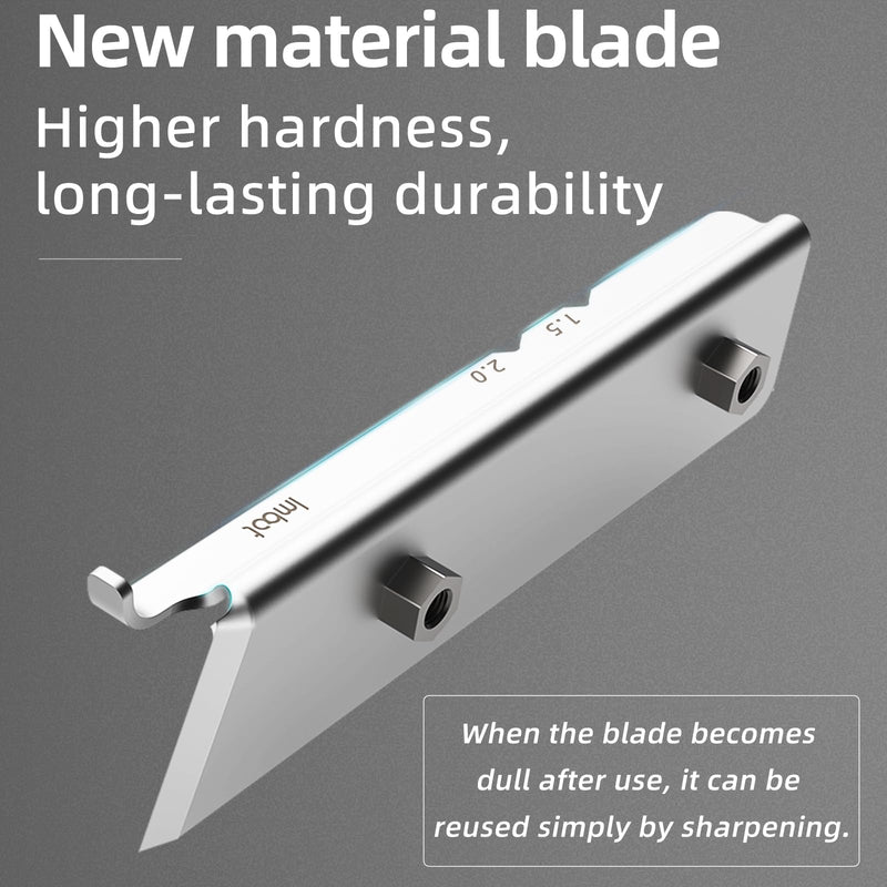 Imbot Edge Banding Trimmer，With Stainless Steel Blade For Deburring, Edge Planing, Correcting Wood Edges, Woodworking, Veneer, Edgebanding Trimming Tool, Gift For Dad