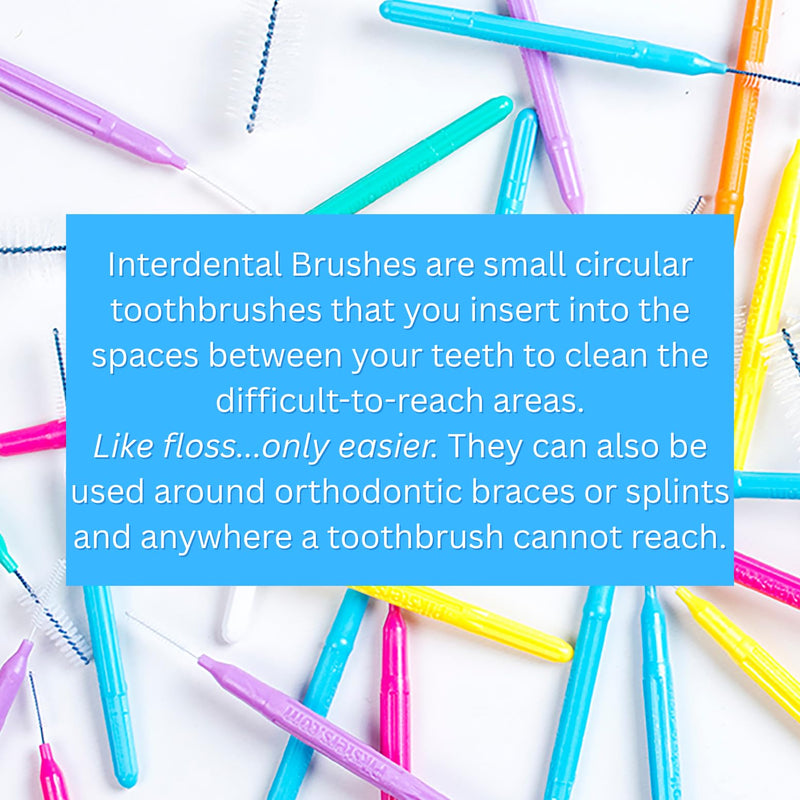 Piksters Interdental Brushes, 35 pk, Size 1, Interdental Tooth Brush for Tight Gaps, Gum Soft Bristles for Plaque Removal, Safe for Braces 35 Count (Pack of 1) Size 1 (Purple)