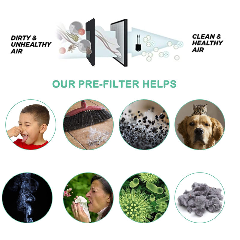 Air Vent Filter 4"x12" Thin Heater Pre-Filter Sheet for Home Floor Register 4x12 Inch 24-Pack White (Thin)