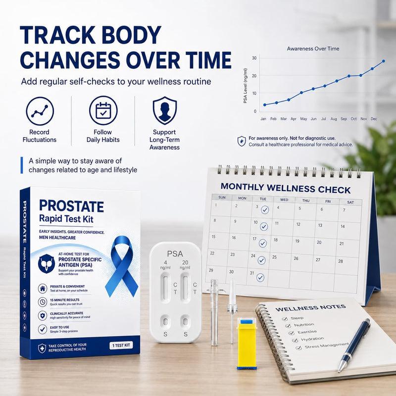PSA Test Kit for Men – At-Home Rapid Self‑Test Kit, 1 Pack