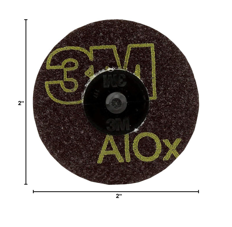 3M Roloc Disc 361F - 24 Grit Aluminum Oxide Grinding and Blending Disc - for Disc Sanders - Roloc Quick Change - Water Resistant YF-Weight Backing - 2' Grit 24 Diameter-2 Mineral type-Aluminum Oxide Attachment Type-TR