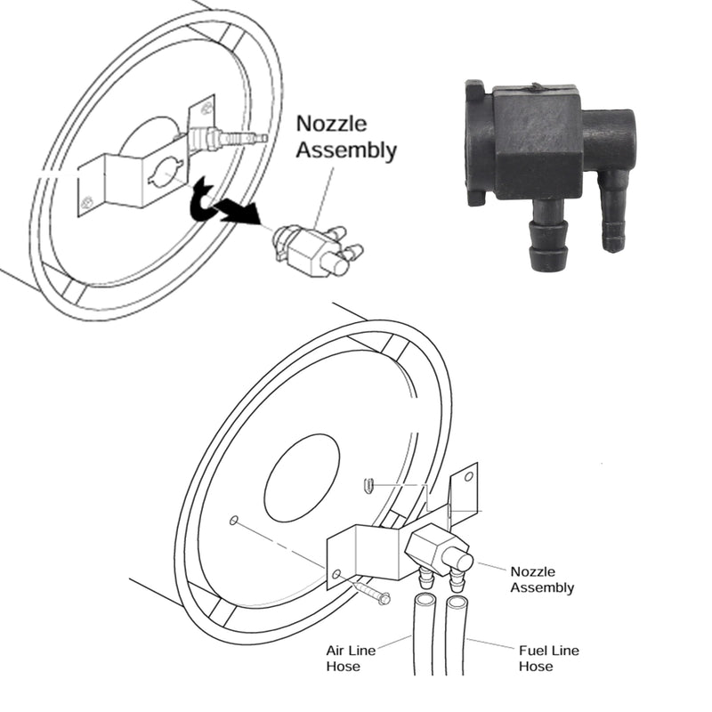 Replacement Nozzle Adaptor 104056-01 Fits Reddy Remington Desa Master Kerosene Heaters（2pack - NewNest Australia