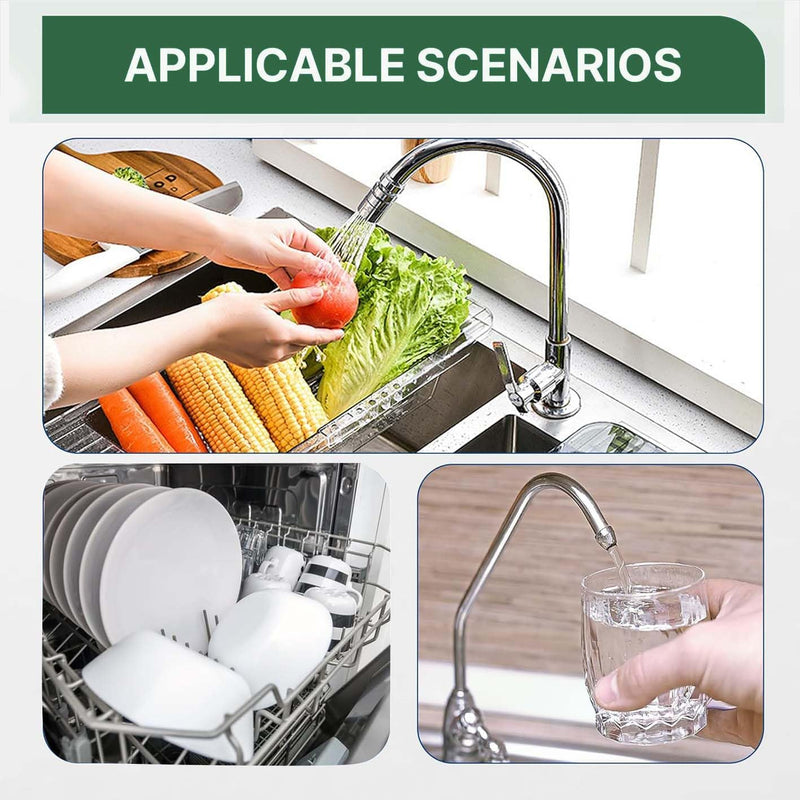 Dishwasher Drain Hose Adapter Kit - With 3/8-inch Quick Connect Fitting | ro drain line adapter for a Water Filter and 7/8-inch Fitting for a Dishwasher No Drilling Required, Compatible with WP164020 3/8 Inch