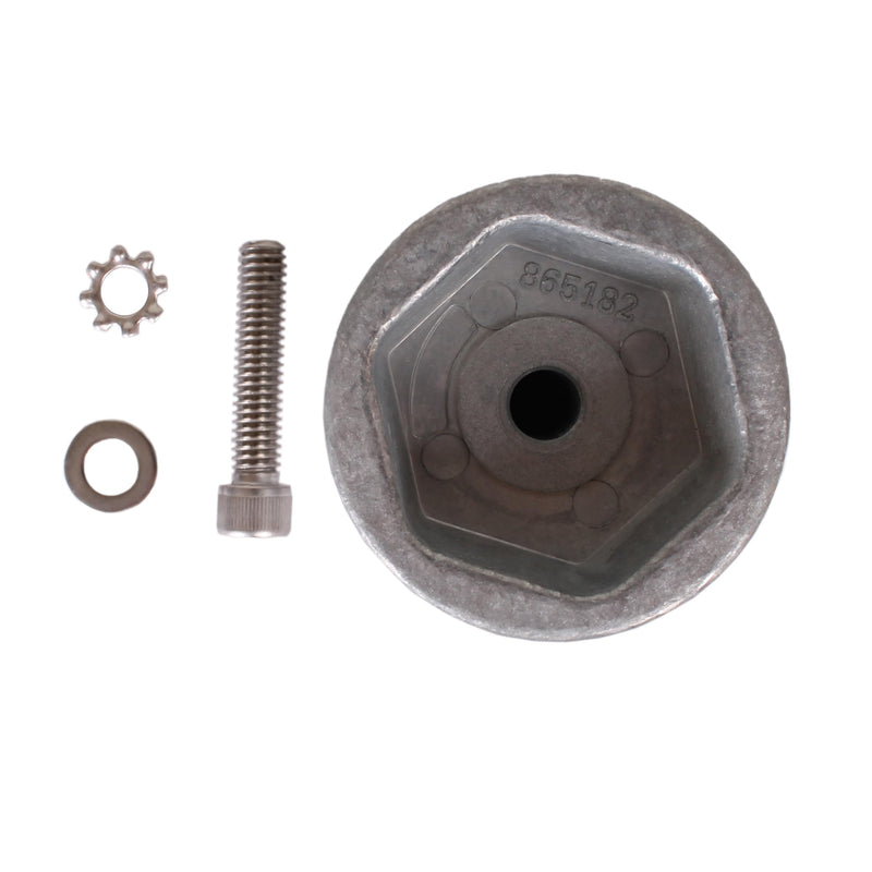 SouthMarine Boat Engine 865182A01 865182A02 97-865182Q01 865182K01 Prop Propeller Shaft Anode kit for Mercury Mercruiser Outboard Motor Bravo 3 Zinc