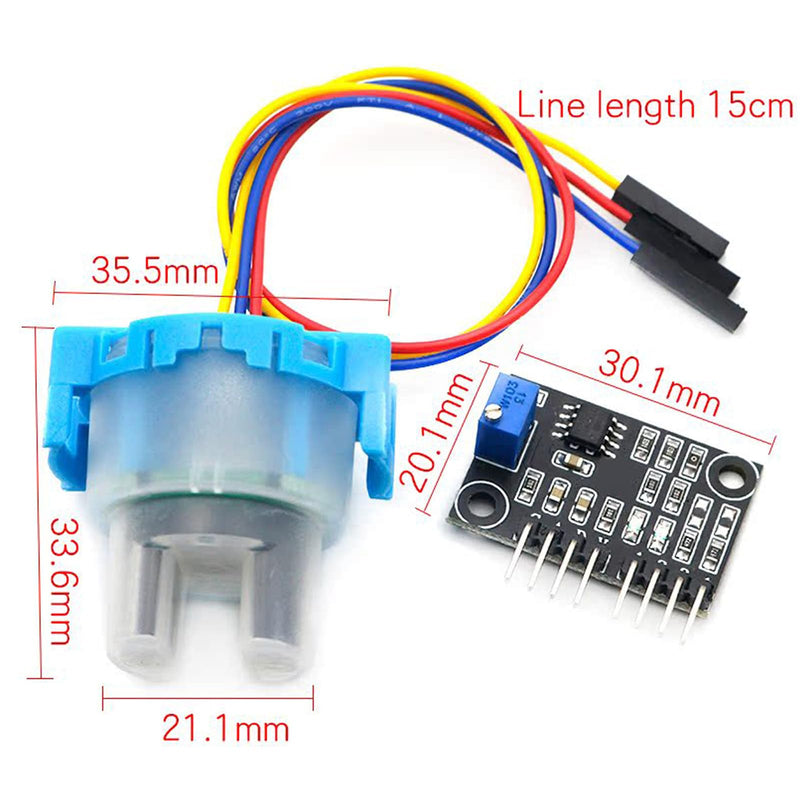 Gikfun Turbidity Sensor Module TS-300B for Washing Machine Industrial Controls, Water Quality Monitor with Arduino Compatibility EK2171