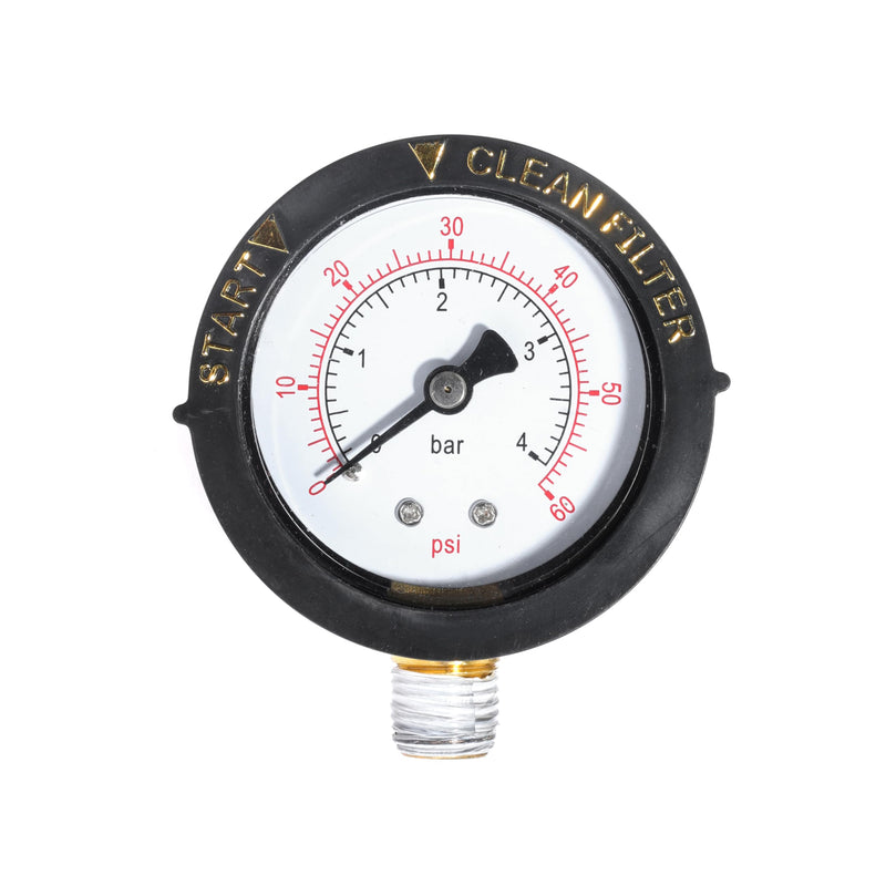 98209800 High Flow Manual Air Relief Valve Pool Filter Air Relief Valve for Predator Pool Filters with Clips O-Rings Gauge Plug Pressure Gauge 1PC Valve-098F