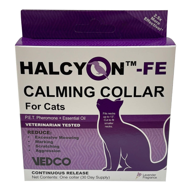 Vedco Halcyon FE Calming Collar for Cats, Single Pack