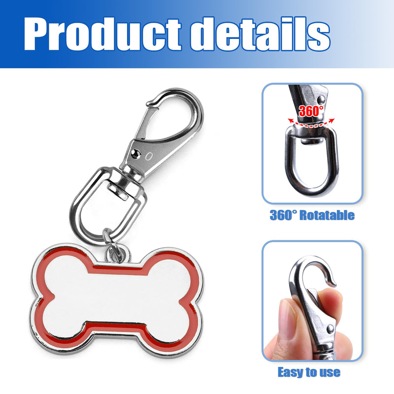 KINLINK 304 Stainless Steel Swivel Snap Hooks, 2 Pack 3.5 Inch Flag Pole Clips, Heavy Duty Spring Snap Hooks for Flagpole Rope, Dog Leash, Keychain, Boat Anchor Rope, Bird Feeder 1#3.5