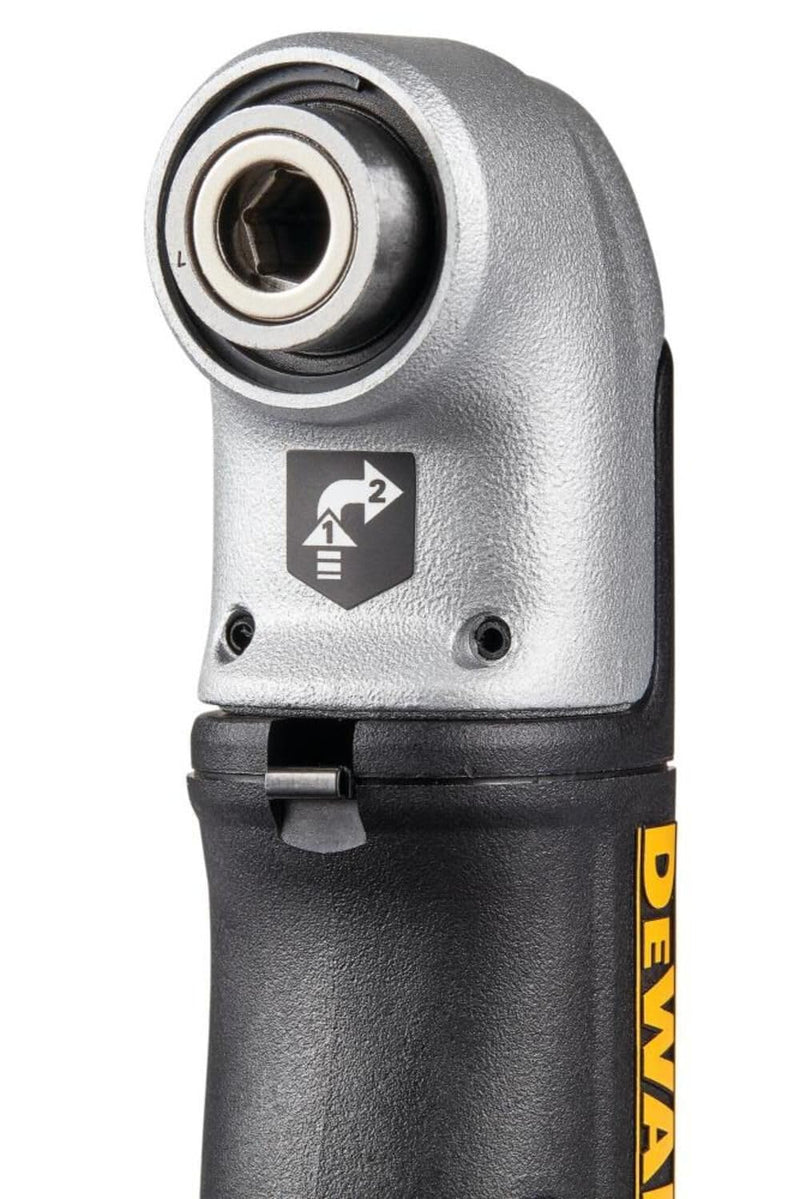 DEWALT Right Angle Drill Adaptor, FlexTorq, 4-in-1 System, Compact, Straight Flexible Shaft, 12-Inch (DWAMRASETFT) Multi