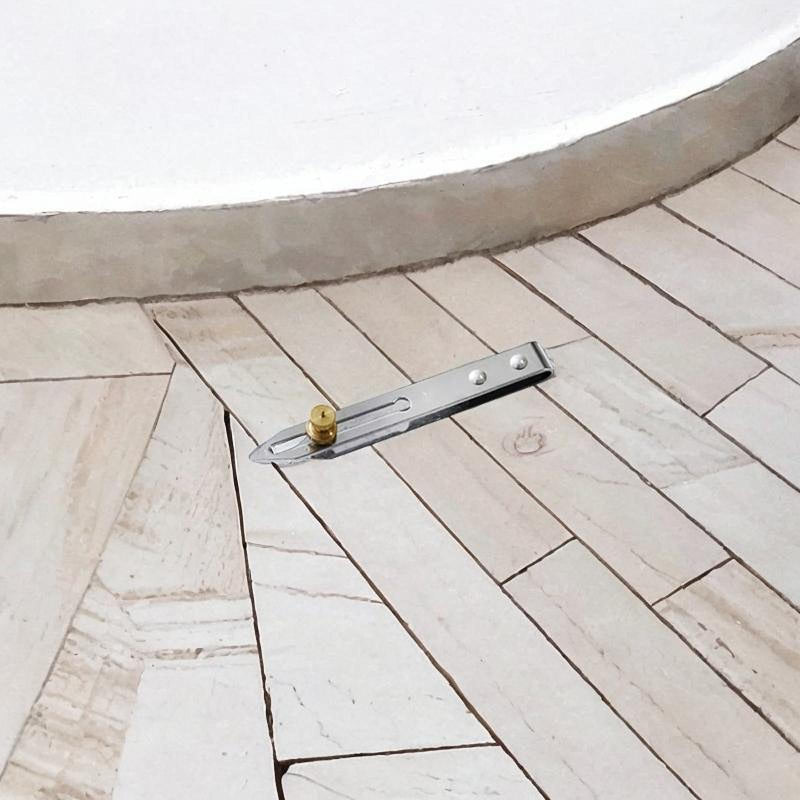 Floor Recess Scriber Floor Marking Out Tool Professional Portable Floor Scriber Draw Lines for Angle Finders Carpentry