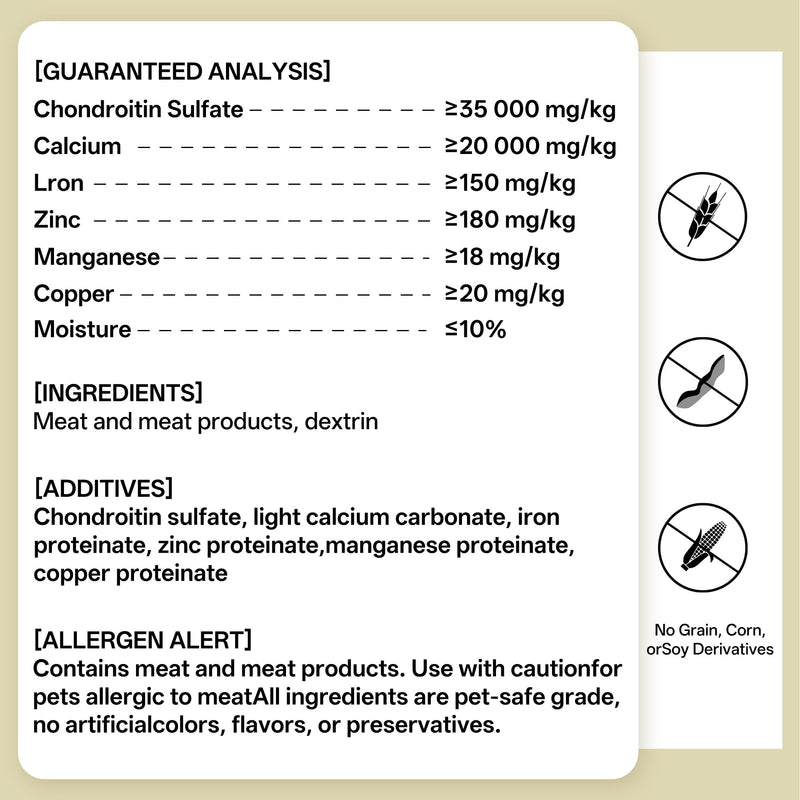 Dr.Bruce Dogs and Cats Hip & Joint Supplement, Chondroitin Sulfate & Calcium Carbonate，Joint Supplement for Cats for Large Breed & Senior Dogs，Relieve Arthritis in Dogs and Cats，140 Chewable Tablets | arthritis relief for dogs,joint supplements for dog...