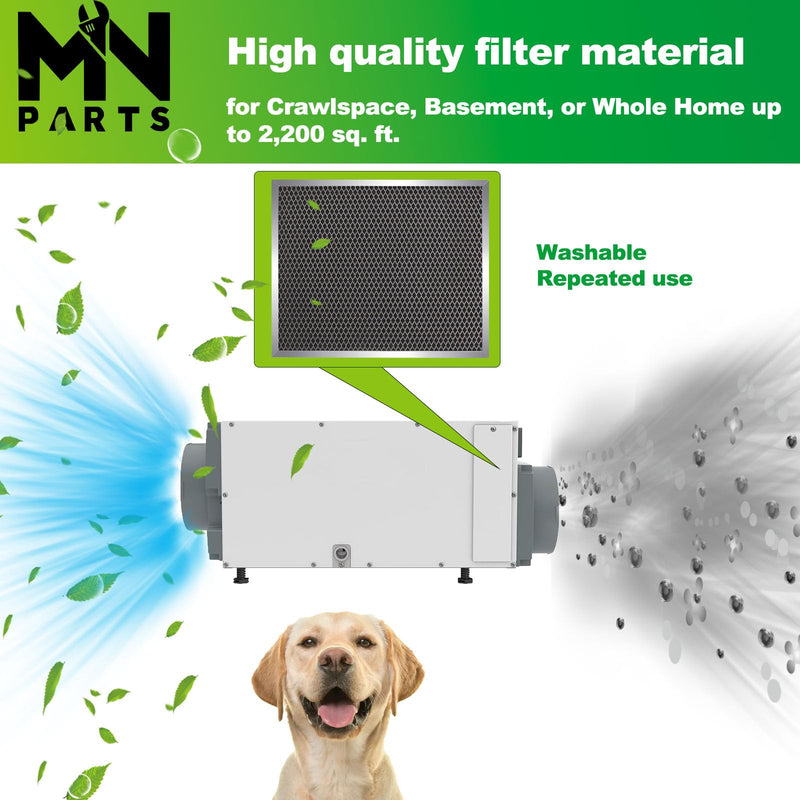 5443 MERV 8 Dehumidifier Filter for 1850 Series, 2 Pack