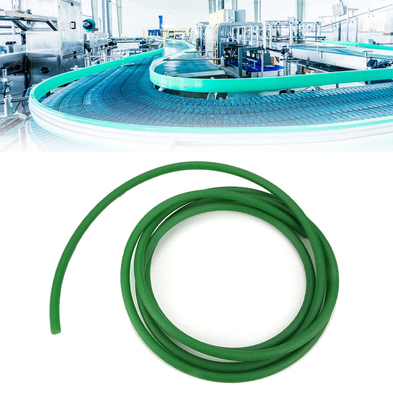 High-Performance Polyurethane Belt Green Rough PU Polyurethane Round Belt for Drive (10mm×)
