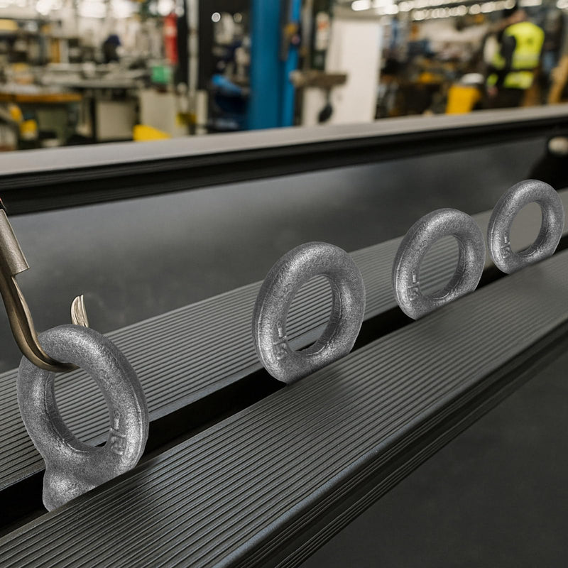 Hicarer Lifting Shoulder Eye Bolt, Industrial Grade Heavy Duty Forged Steel, for Tractor Truck Bucket Use as Towing & Pulling Point(1/2" -13 x 1) 1/2" -13 x 1"
