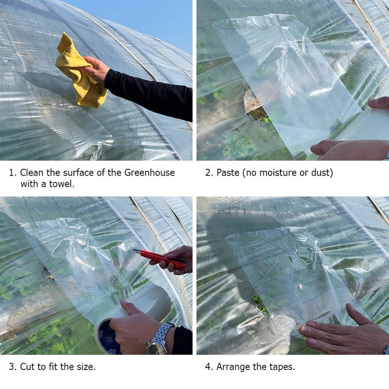 Greenhouse Repair Tape 5.51"x21yd Heat/UV Resistant All-Weather Waterproof 5.51inches