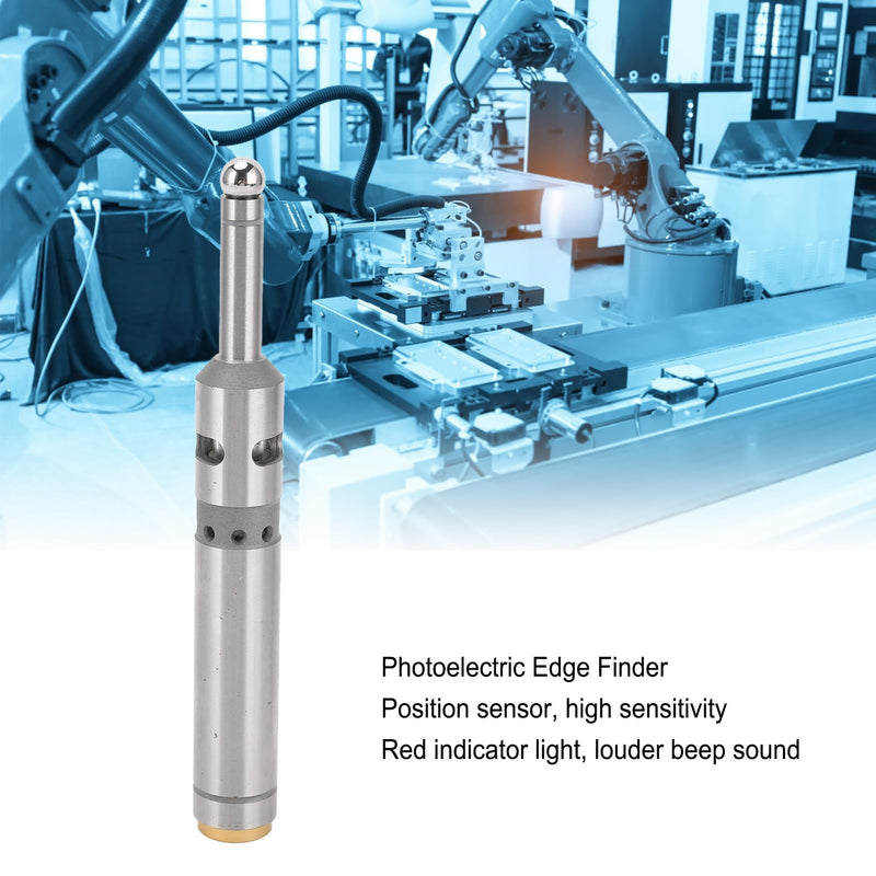 Non Magnetic Edge Finder, Electronic Beep Edge Finder Non Magnetic Photoelectric Center Rod for Coordinate Measurement, Protractors