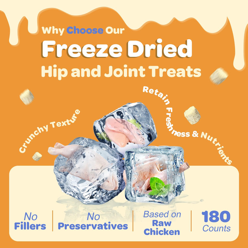Probiotics for Dogs Soft Chews & Glucosamine for Dogs 180 Counts