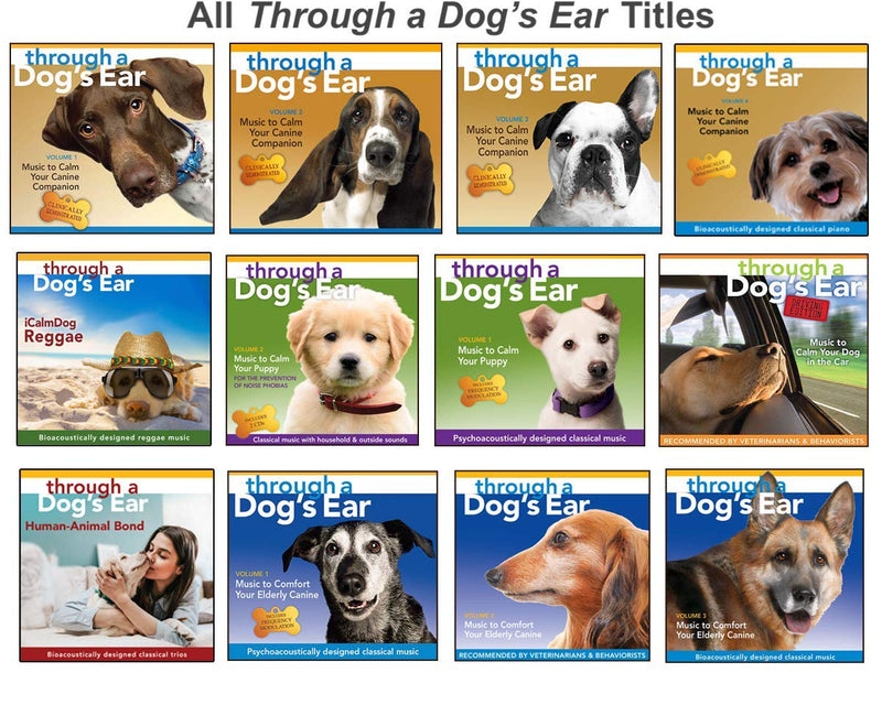 iCalmPet | Through a Dog's Ear: iCalmDog Reggae | CD | 60-min | Happy Jamaican Rhythm Solution for Canine Anxiety
