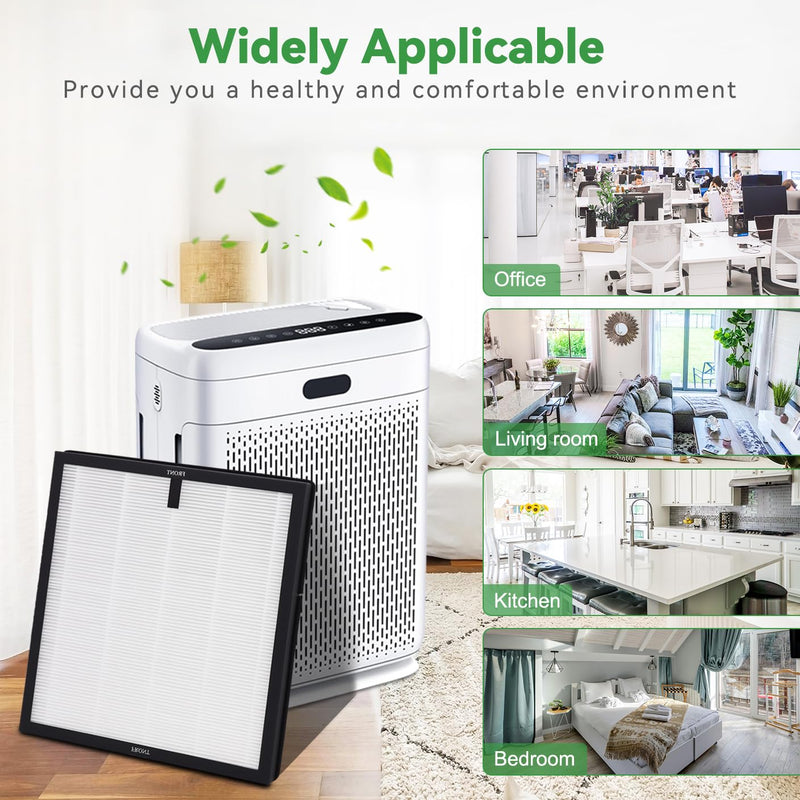 F1 Air Purifier Replacement Filter: HEPA H13 True Filter for AMEIFU F1 Air Purifier - 2pack