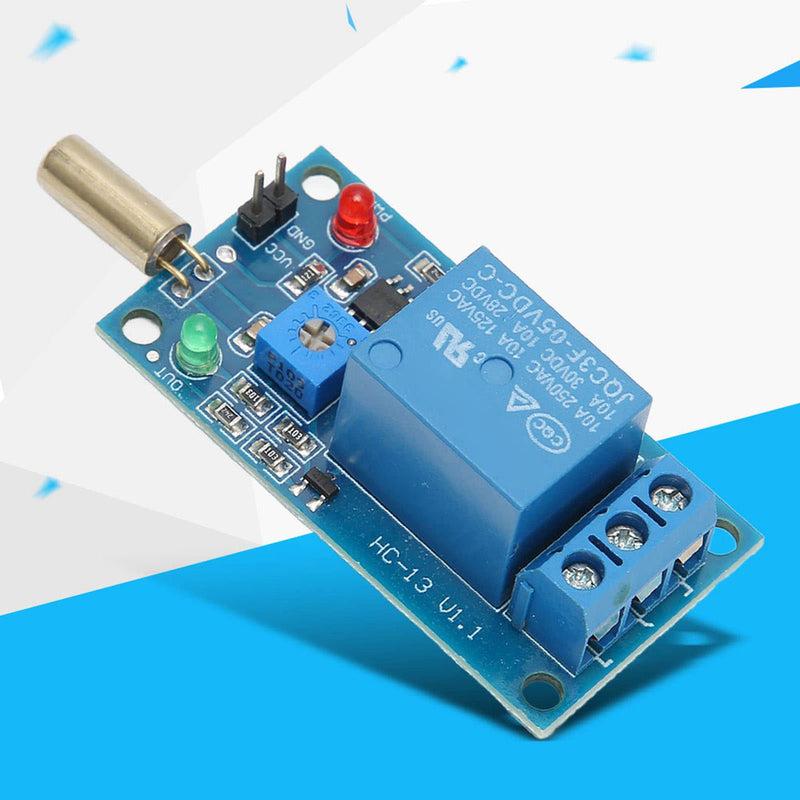 Tilt Sensor Module, DC 5V Tilt Sensor Module 45 90 Degree Angle Relay Alarm Trigger Board, Tilt Sensors