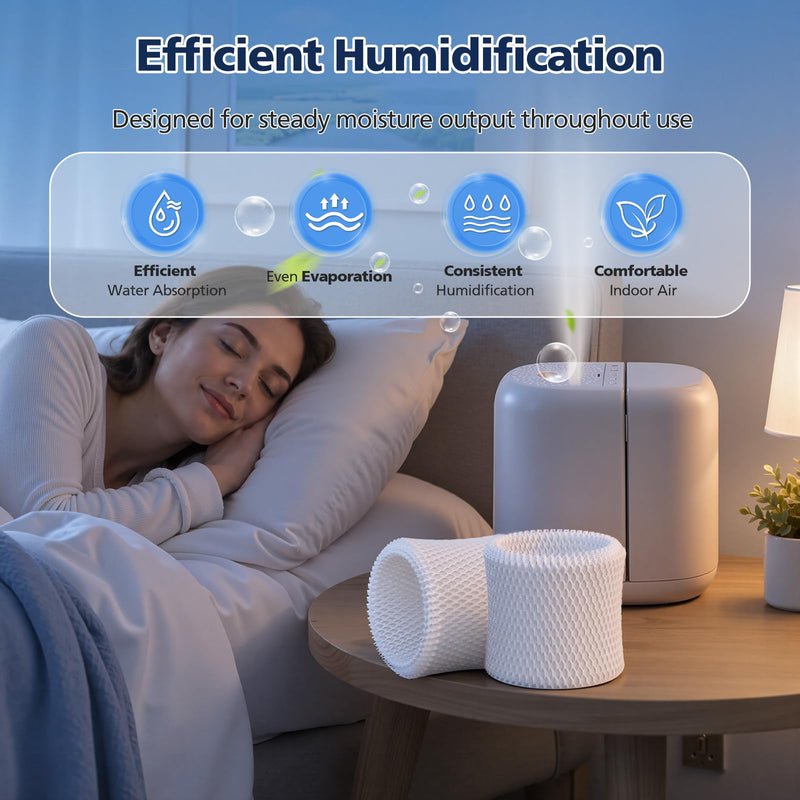 Humidifier Filter Replacement for Canopy Bedside & Nursery, 4-Pack 4 Pack