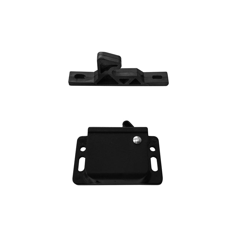 Camp'N 4 Pack RV Cabinet Door Latch - Easy to Install OEM RV Drawer Latches and Catches - Push Latch and Catch for Cabinets in Trailers and Motorhomes 4 Sets