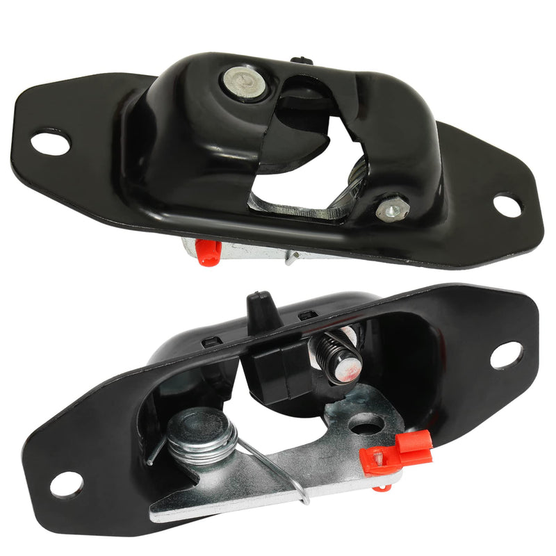 Gledewen Tailgate Latch Kit, Compatible with 2007-2018 Chevy Silverado & GMC Sierra 1500 2500 3500 HD, Rear Left Driver & Right Passenger Liftgate Key Latch, with Tail Gate Striker Bolts 2pcs Tailgate Latch Kit