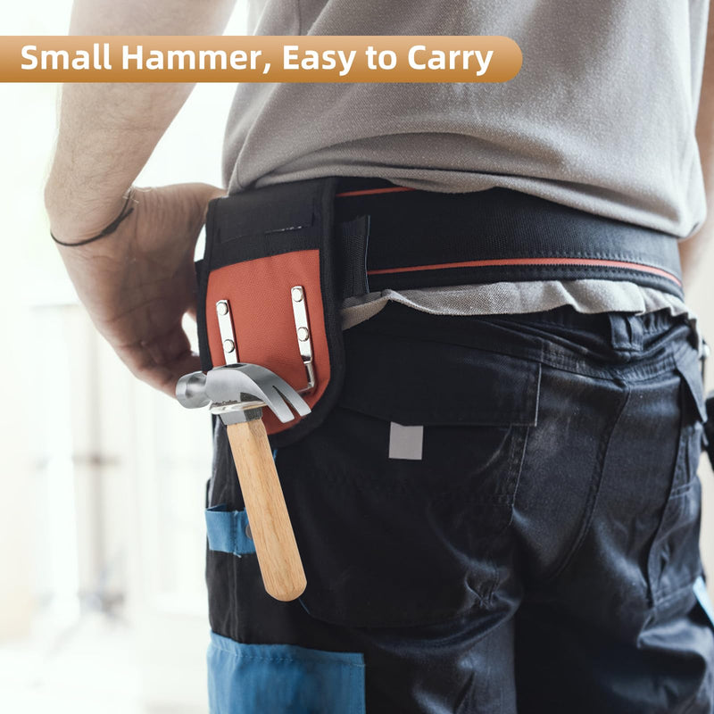 Hammer, Claw Hammer with Wood Handle and Steel Hammer Head, 8 OZ Small Hammer for House & DIY
