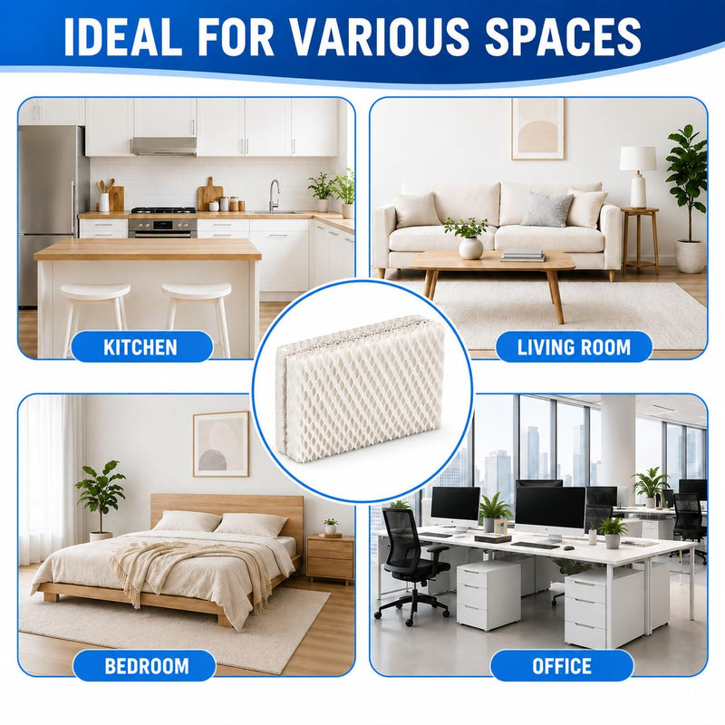 6 Pack WF813 Humidifier Filter Replacement Compatible with Equate Eqwf813