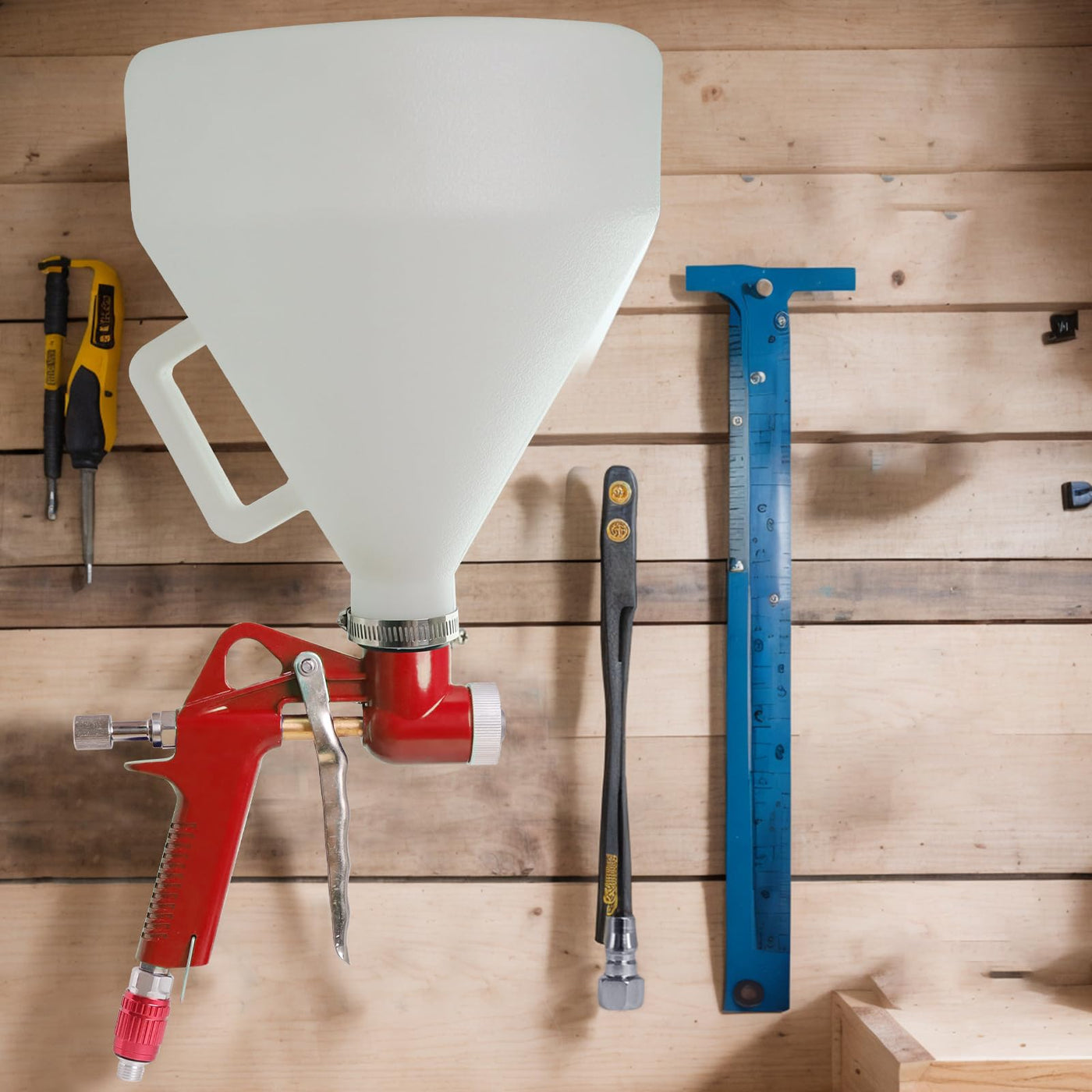Drywall Texture Sprayer Gun for Wall & Ceiling Texture with 1.5 Gallon