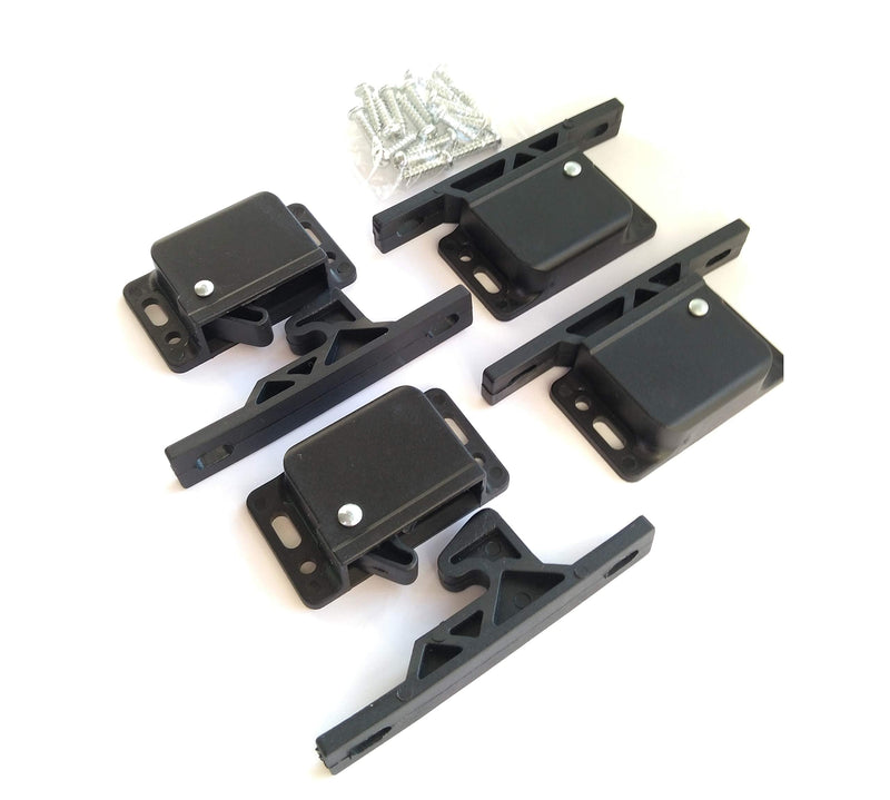 ABA Set of 4 Grabber Catches 10 LB Cabinet Push to Close Latch for RV Boat Hardware
